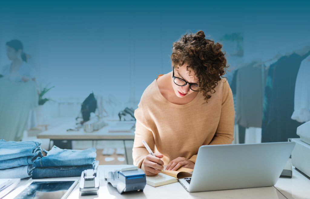female-business-owner-is-using-laptop